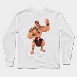 Maori Warrior Long Sleeve T-Shirt